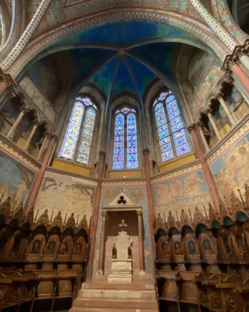 Grand frescoes of Basilica of St Francis of Assisi