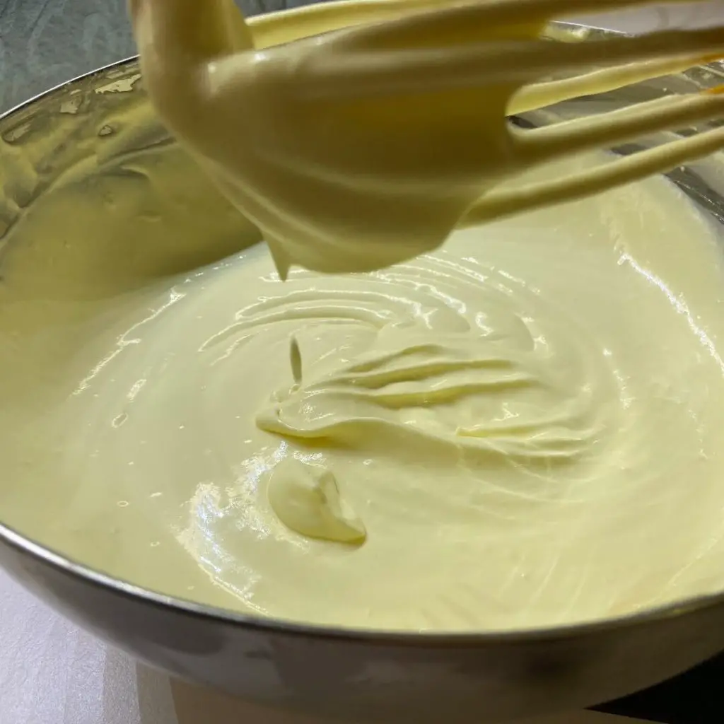 Mascarpone cream is ready