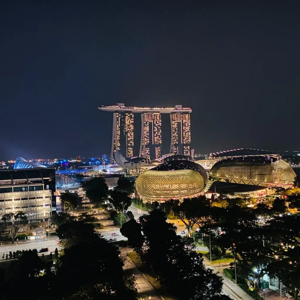 singapore night scene
